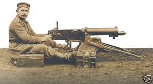 WW1 German Maxim MG08/15 Machine Gun (A) Chart  