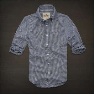 NWT MEN M Hollister by Abercrombie & Fitch Leucadia Dress Shirt T 