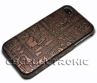 New Silver Egyptian sculpture hard case cover for iphone 4G 4S  