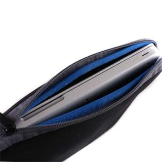 13 Black Neoprene Soft Zipper Case Pouch Sleeve Cover Bag for Macbook 
