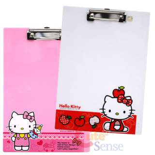 Sanrio Hello Kitty File Writing Pad /Clip Board  2PC  