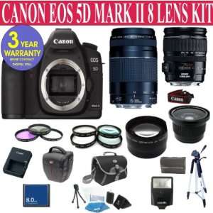 Camera Outfit w/ Canon 28 135 Zoom Lens + Canon 75 300 Zoom Lens + 42X 