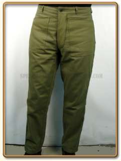 WW2 USMC 1st Pattern P41 Utility Trousers (early war type, Green shape 