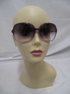 NWB Prada SPR 18M 7ZX 4V1 Purple Ombre Plastic Large Sunglasses  