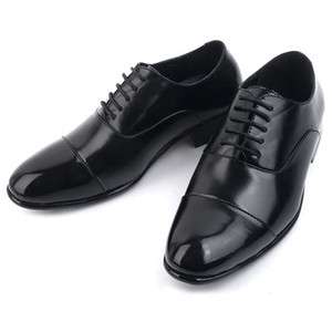 TMD007 NEW MENS OXFORD LACE UP FORMAL DRESS SHOES BLACK  