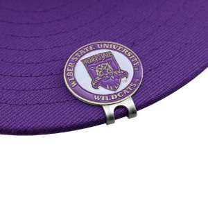  NCAA Weber State Wildcats Ball Markers & Hat Clip Set 