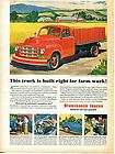 1950 studebaker 1 1 2 ton farm stakebody truck ad