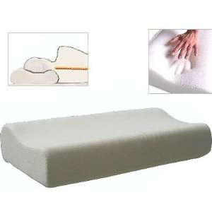   Foam Home   24 Memory Foam Cervical Pillow with Fleece Cover (4lb