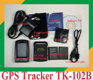   Real Time GSM/GPRS/GPS Tracker TK 102B with Memory TK 102 B  
