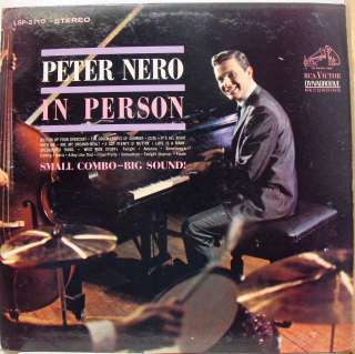 PETER NERO in person LP VG+ 1s/1s LSP 2710 Vinyl 1963 Record  