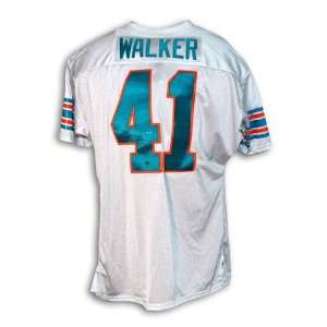  Fulton Walker Autographed Miami Dolphins Throwback Jersey 