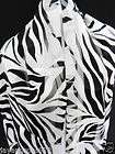 scarf scarves zebra size 13 x 60  expedited