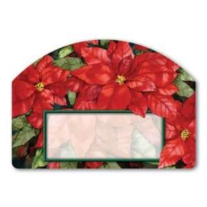  Mailwraps Red Poinsettia Yard DeSign 13 x 13 3/4 inches 