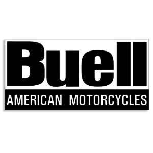  B/W Buell American Motorcycles Rectangle Sticker 