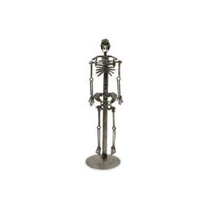  Iron statuette, Rustic Skeleton
