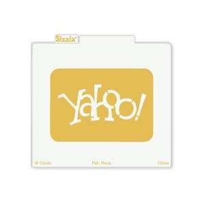   Phrase  Yahoo  Embossing Folder Brass Stencil Arts, Crafts & Sewing