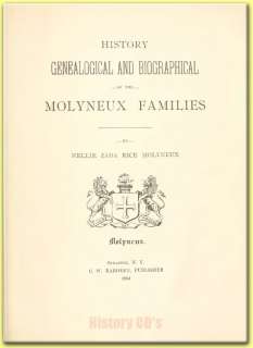 MOLYNEUX MULLINEAUX FAMILY NAME Tree History Genealogy  