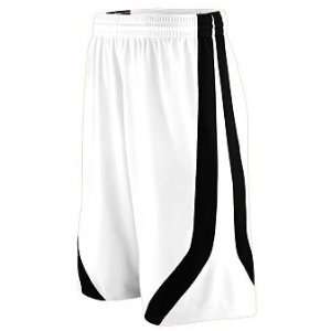  Youth Triple Double Game Short   White and Black   Small 