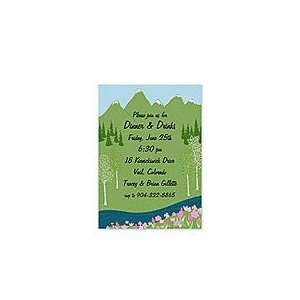  Green Mountains Informal Party Invitations Health 