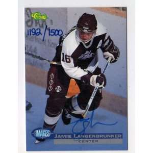   Hockey Autograph #48A Jamie Langenbrunner 1192/1500