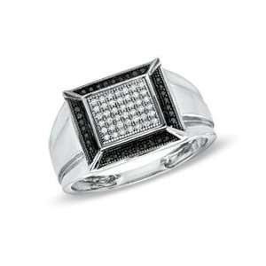   in Sterling Silver   Size 10.5 Mens 1/4 CT. T.W. SS/DIAMOND Jewelry