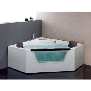  59 x 59 x 24 Corner Whirlpool Bath Tub