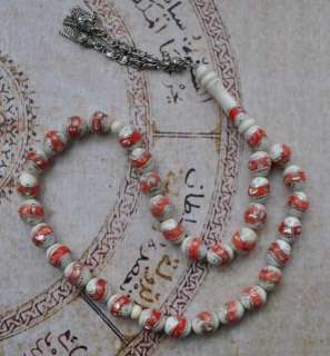 Prayer beads  mother of pearl inlay Komboloi Tasbih Worry Beads  