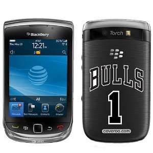  Coveroo Chicago Bulls Derrick Rose Blackberry Torch 9800 