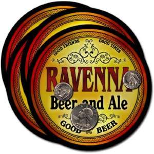  Ravenna, NE Beer & Ale Coasters   4pk 