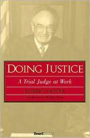 Doing Justice, (1587982455), Robert Satter, Textbooks   