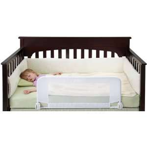  dexbaby Safe Sleeper Convertible Crib Bed Rail, White 