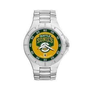 Seattle SuperSonics Mens Pro Ii Sterling Silver Bracelet Watch