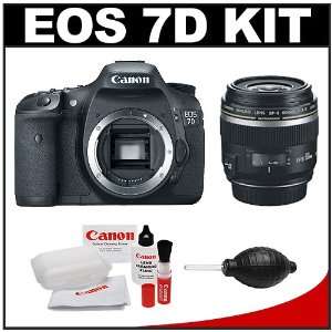  Canon EOS 7D Digital SLR Camera Body with Canon EF S 60mm 