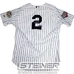  Derek Jeter Autographed Yankees Authentic Home Jersey w 