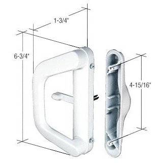 Sliding Patio Door Handle Set for Milgard, White by C.R. Laurence