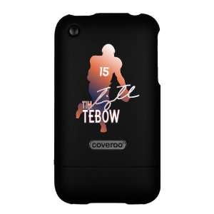 Coveroo Tim Tebow Silhouette on Premium Coveroo iPhone Case 3G/3GS 