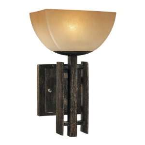   Oxide Wall Sconce with Venetian Scavo Glass 6270 357