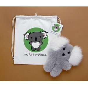  Flat Friends Koala Bear with Cotton Drawstring Bag Toys & Games