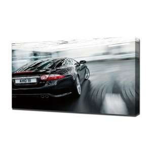  Jaguar XKR S   Canvas Art   Framed Size 12x16   Ready To 