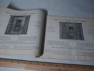 RARE 1894 Sadler Cabinet LOCK Post Office Catalog LOADED  