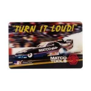   Card MATCO Tools Drag Racing Turn It Loud  Photo of Race Car USED