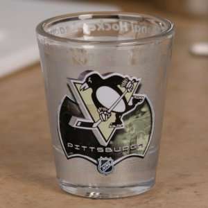   Penguins 2 oz. Enhanced High Definition Shot Glass