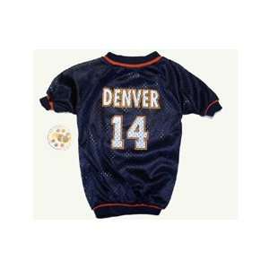  Sports Enthusiast Denver Football Mesh Dog Jersey (Medium 