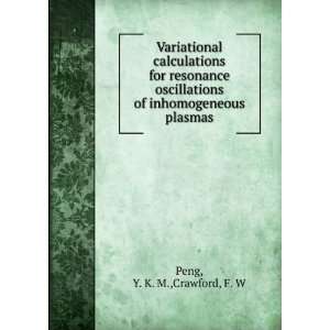 Variational calculations for resonance oscillations of inhomogeneous 
