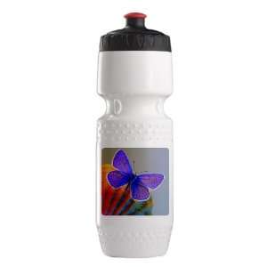   Trek Water Bottle Wht BlkRed Xerces Purple Butterfly 