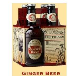 Fentimans Natural Soda, Ginger Beer, 4   9.3 Ounce Bottles