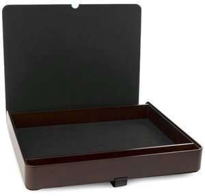   Umbra Executive Wood & Black Leather Look Lap Desk by 