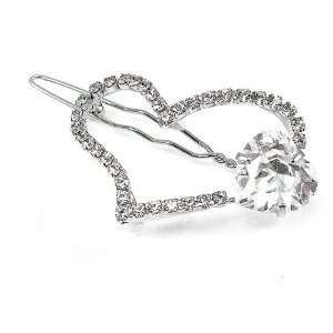  Perfect Gift   High Quality Elegant Heart Barrette with 
