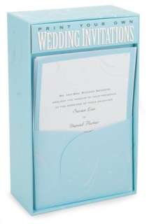   Blue Elegance Wedding Deluxe Imprintable Invitation 