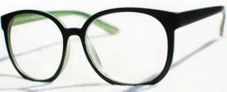 FRAME Vintage SIMPLE Glasses BIG NERD GEEK CLEAR LENS  
